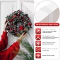 thumbnail image 6 of chalian 15" Clear Wreath Hangers - Non Scratch Over The Door Hanger Hooks, Wreath Door Hanger - Easter, Fall, Halloween, Christmas Decorations - Indoor/Outdoor - Welcome Sign - 1 Pack, 6 of 16