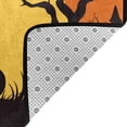 thumbnail image 3 of DouZhe Tapis de Zone Motif Visage de Citrouille Maléfique Halloween Antidérapant Lavable en Machine, Style Tapis Paillasson, 63x48 Pouces, 3 of 6