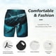 thumbnail image 3 of Fotbe Vintage Blue Pattern Whale Traje de Baño para Hombre – Shorts de Natación de Secado Rápido con Forro y Bolsillos-3X-Large, 3 of 6