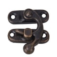 thumbnail image 4 of 30Pcs Small Box Latch Hasps Antique Right Latch Hook Hasp Retro Style Iron Latch Hook Hasp for Jewelry Gift Replacement Screws Antique Right Latch Hook Hasp, 4 of 7