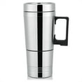 thumbnail image 1 of Water Heated Mug 12V/24V 300ML Stainless Steel Electric Coffee Tea Water Heating Cup Driking Bottle for Car(24V), 1 of 7
