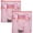 Pink, variant on DODAMOUR 2 Packs Mesh Shower Caddy, Portable Shower Tote Bag for College Dorm, Travel Hanging Toiletry Bath Organizer with Zipper (Pink)