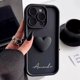 thumbnail image 3 of Funda de silicona personalizada con nombre INS 3D, carcasa bonita con corazón de amor para iPhone 15, 14, 13, 12, 11 Pro Max, a prueba de golpes, 15 Pro Max, 3 of 5