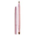 thumbnail image 1 of Cepillo de lápiz labial retráctil, cepillo de maquillaje de doble cabeza, viaje, retráctil, cepillo de sombra de ojos (rosa)) XianweiShao  9024719128979, 1 of 4