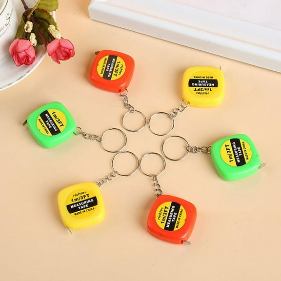SSKFHGI Easy Retractable Ruler Tape Measure Mini Portable Pull HOT Ruler NEW 1m3ft