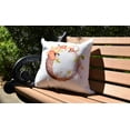 thumbnail image 2 of Simply Daisy, 20" x 20" Cornicopia Wreath Cream Fall Print Outdoor Decorative Throw Pillow, 2 of 2