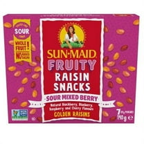 Sun-Maid Fruity Raisin Snacks, Sour Mixed Berry, 140g/5 oz. Box {Imported from Canada}