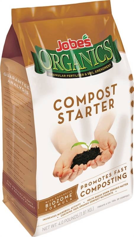 Jobe's Organics Compost Starter Fertilizer, 4 lbs by Easy Gardener Products