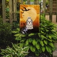 thumbnail image 2 of Caroline's Treasures BB4351GF Halloween Shih Tzu Silver White Flag Garden Size , Small, multicolor, 2 of 3
