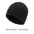 thumbnail image 3 of Gorro de pescador de color sólido, informal, cálido, gorros de invierno, gorro de punto para hombres y mujeres, 3 of 7