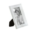 thumbnail image 3 of DesignOvation Nikolai 4" x 6" White Decorative Tabletop Picture Frame, 3 of 8
