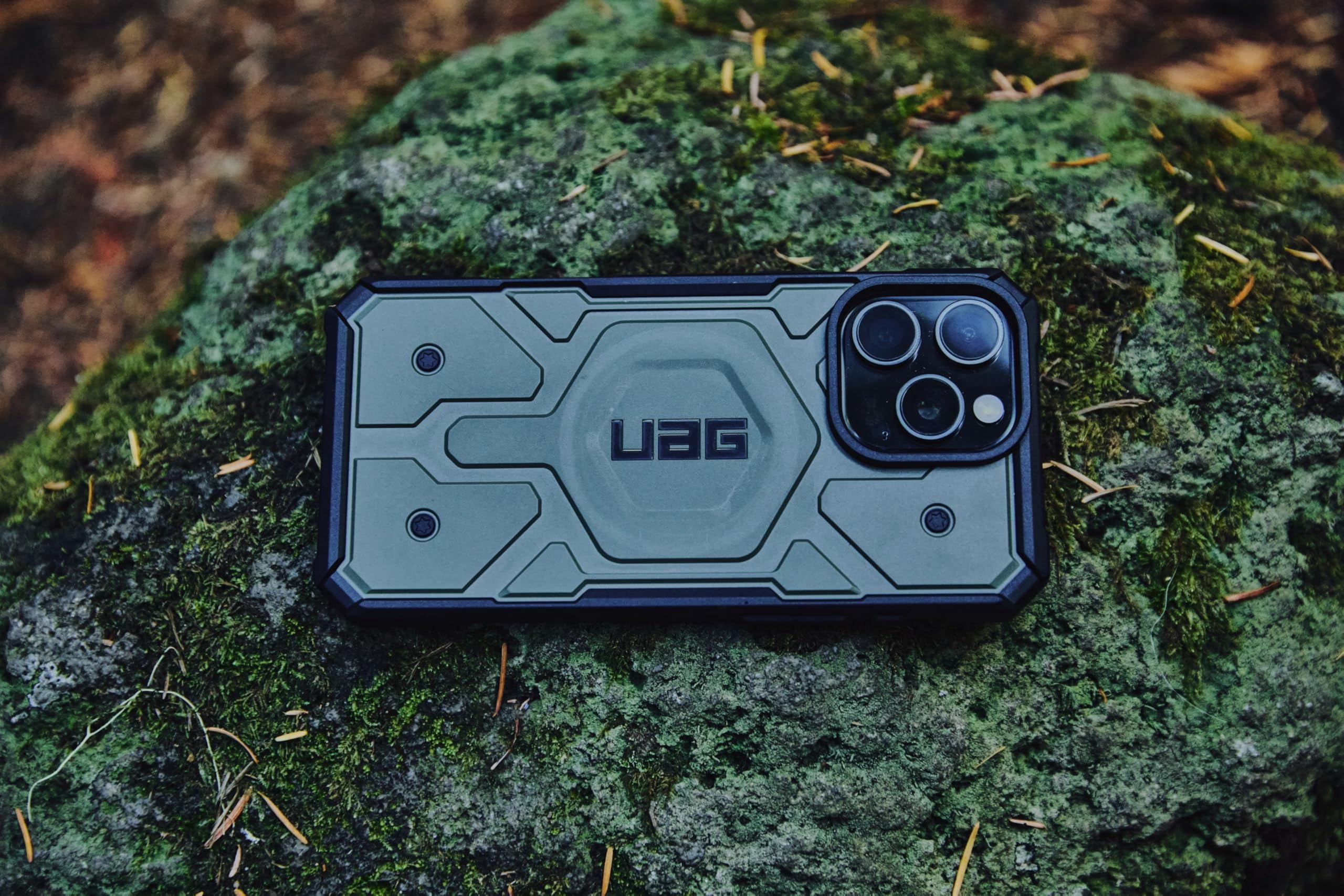 UAG iPhone 16 Pro Case Pathfinder Armor Military-Grade & Magsafe Compatible Case, Olive Drab