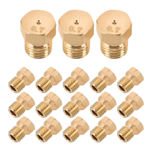 BESTYASH 25-Piece Copper Stove Burner Orifice Nozzle Set for Propane Gas Oven and Stove Conversion Kit