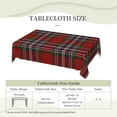 thumbnail image 6 of Rectangle Table Cloth, Old Scotsman Clan MacFarlane Tartan Plaid Resistant Washable Tablecloth Decorative Table Cover for Dining, Indoor and Outdoor, 6 of 6