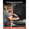 thumbnail image 2 of VEVOR 3.6 Cubic Feet Drop Safe Large Capacity 3 Tiers Drop Slot Safe Box Black, 2 of 9