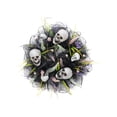 thumbnail image 3 of Puerta de Halloween Colgando Calaveras Horribles Macarena Corona de Halloween Diámetro 40 cm, 3 of 8