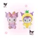 thumbnail image 3 of 2kuromi De My Melody Adorable Muñeco Peluche Excelente Plush MORADO PIJAMA AMARILLA, 3 of 5