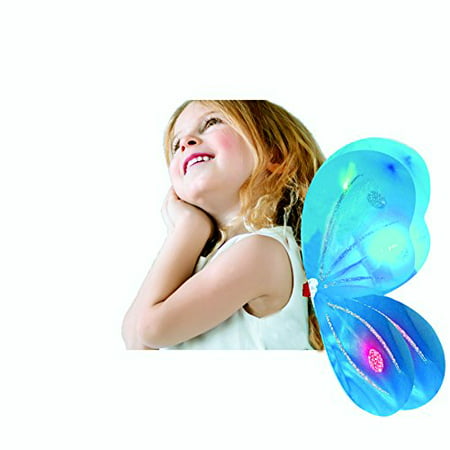 Butterfly Wing / Fairy Wing Costume for Girls - Glow in the Dark - Turquoise