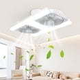 thumbnail image 5 of Rewenti -Fan Led Ceiling Fan Light with E27 Base Remote Control Adjustable Angle Quiet Ceiling Lamp for Home, 5 of 5