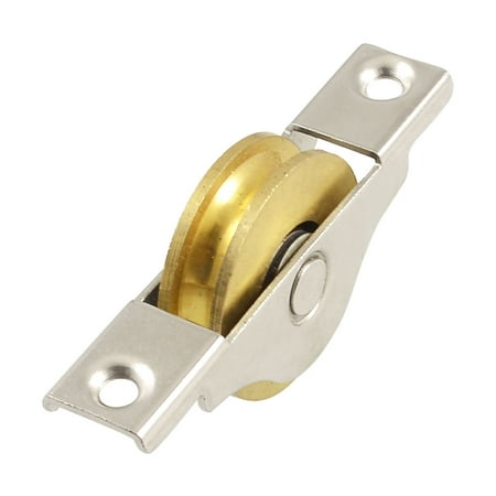 34mm Single Roller Wheel Double Bearings Window Sash Pulley