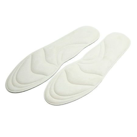 1 Pair Beige Sponge High Heel Arch Insoles Shoes Pad Cushion for