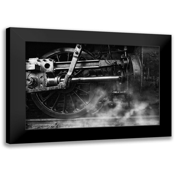 Droste, Holger 14x11 Black Modern Framed Museum Art Print Titled - Locomotive Breath