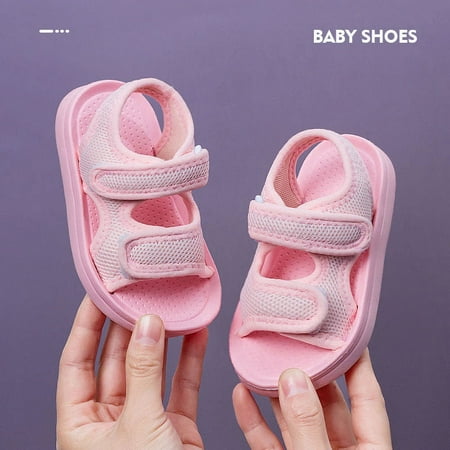 

AOOCHASLIY Baby Days Savings Shoes Event Summer Big Kids Beach Shoes Soft-soled Non-slip Men and Women Baby Sports Shoes