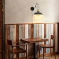 thumbnail image 5 of KAYYELAMP 1Pcs Corded Adjustable Gooseneck Black Metal Wall Sconce 9.8Ft Dimmer Cable Vintage Style E26 Base Wall Lighting for Bedroom Kitchen Farmhouse Bar, 5 of 6