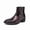 Red, variant on Men's Fashion Chelsea Boots – Pointed Toe Patent Leather Ankle Boots with Crocodile Texture & Triple Buckle Straps Cowboy boots
