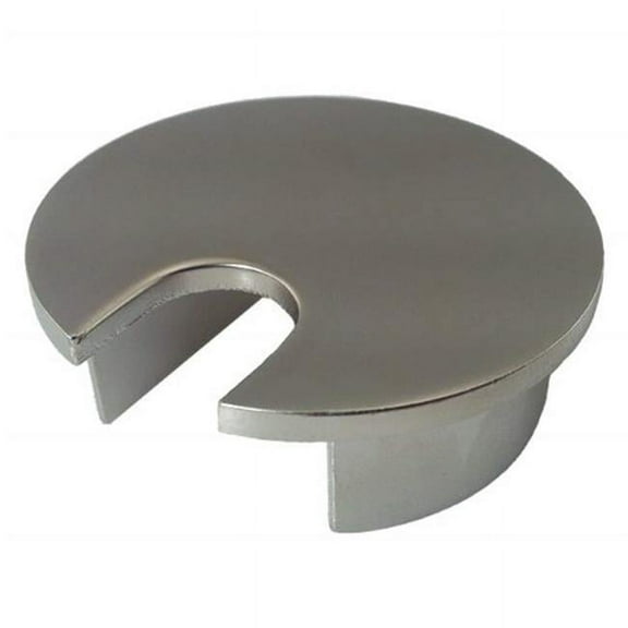 2 in. Metal Desk Grommet - Silver
