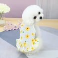 thumbnail image 3 of Pleated Pullover Dog Dress - Soft Summer Princess Cosplay Costume for Small Dogs, 3 of 8