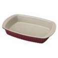 thumbnail image 2 of BRADSHAW INTERNATIONAL 04410 3Quart RED Ceramic Rectangle Bowl, 2 of 2