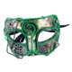 thumbnail image 4 of Accesorios de Máscara Salvador con correa elástica Máscara de fiesta media cara verde, 4 of 10