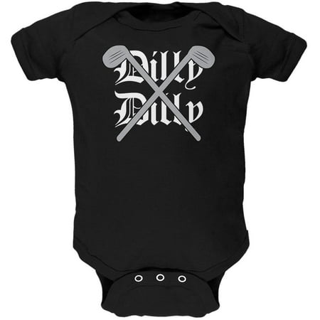 

Dilly Dilly Golf Not Allowed Soft Baby One Piece Black 18-24 M