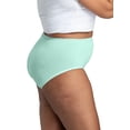 thumbnail image 4 of Fit for Me by Fruit of the Loom Women's Plus Size Breathable Micro-Mesh Brief Underwear, Multipacks, Sizes 1X-5X, 4 of 6