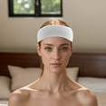 thumbnail image 6 of Unique Bargains 1 Pc Breathable Headband Solid Color Headband for Sport White, 6 of 6