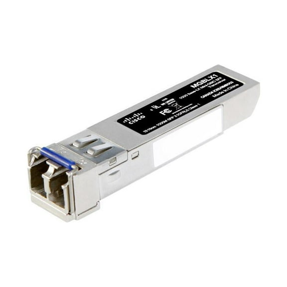 Cisco MGBSX1 - Gigabit Ethernet SX Mini-GBIC SFP Transceiver, 1 x 1000Base-SX