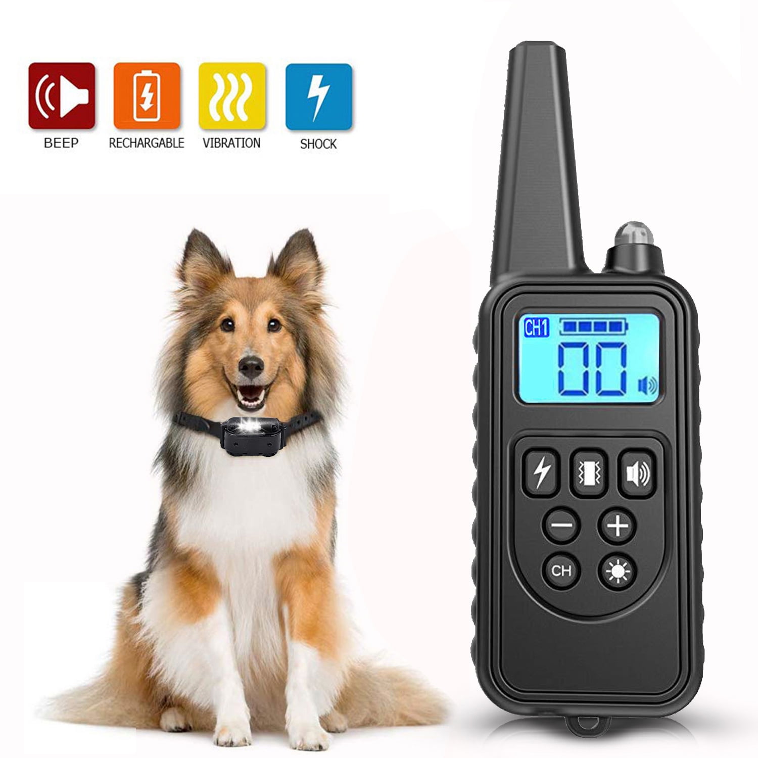 Dog Training Transmitter Remote Controller 800 Meters Rechargeable 199