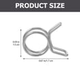 thumbnail image 2 of 100pcs Irrigation Hose Clamp Garden Hose Clamps Stainless Steel Hose Pipe Clips, 2 of 8