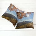 thumbnail image 6 of Ambesonne Fall Throw Pillow Cover 2 Pack, Fallen Leaves and Hills, 24", Multicolor, 6 of 7