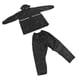 thumbnail image 5 of Conjunto de pantalones impermeables para lluvia, impermeables, de una sola capa, de tela Oxford, para viajes al aire libre, color negro, XL, 5 of 15