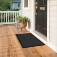 thumbnail image 6 of Kitchen & Home Floor Mat Polypropylene Small Grid Composite Rubber Mat, Gray, 45x75x0.7cm, 6 of 8