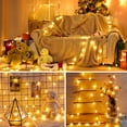 thumbnail image 2 of LED Star Fairy Lights - Battery Operated with Waterproof for Indoor & Outdoor, Patio, Bedroom, Wedding Party Decor, Warm White, 2 of 10