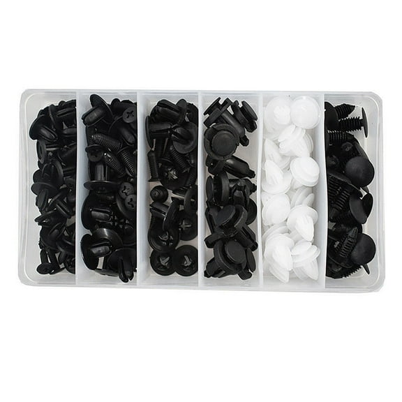 100 Pcs Mudguard Liner Fastener Rivet Push Clips Retainer 6 Size For Car