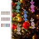 thumbnail image 1 of Colgate de Caramelo Navideño, Decoloración de Color, Juego de 6, Decoración Festiva para Colgar En Árbol, Ideal para Fiesta y Festividades, Plástico Ligero, Tamaño 10 X 3 X 2 Cm., 1 of 7