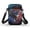 Bald Eagle American Flag, variant on POLERO Palm Tree Tropical Pattern Mini Crossbody Messenger Bag, Leakproof Cell Phone Purse 2 Layer Crossbody Bag for Hiking Shop