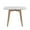 White-Oak, variant on Cima 12" x 21" Rectangular Italian Carrara White Marble Table with Oak Legs