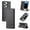 black, variant on For iPhone 13 Pro Case Premium PU Leather Simple Wallet Case TPU Bumper Card Slots Kickstand Magnetic Closure Shockproof Flip Cover,blue,For iPhone 13 Pro