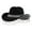 Black, variant on Landzoo One Stylish Cowboy Hat For Women And Men Western Hat With Large Round Gemstone Fringe Rhinestone Decorations For Parties And Events Cozy Stylish Basic Cowboy