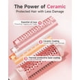 thumbnail image 3 of Thermal Brush, FLYZEMAA 1 1/2 inch Heated Round Brush with 3 Temperature Settings, Easy to Create Blowout Look, Pouch and Dual Voltage for Travel(Pink), 3 of 14
